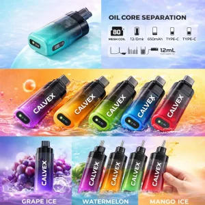 calvex oil core separation disposable vape